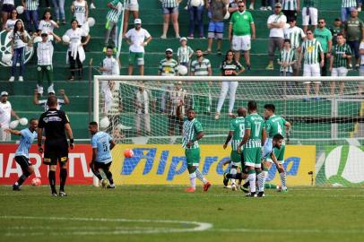  CAXIAS DO SUL, RS, BRASIL, 24/03/2019 - Juventude e Grêmio se enfrentam as 16 horas no Estádio Alfredo Jaconi. Jogo da primeira rodada das quartas de final, na segunda fase do Campeonato Gaúcho. (Marcelo Casagrande/Agência/RBS)