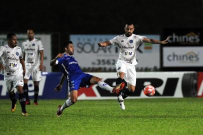  SÃO LEOPOLDO, RS, BRASIL (24/03/2019) Aimoré x SER  Caxias. Quartas de final do Campeonato Gaúcho no Estádio Cristo Rei. (Antonio Valiente/Agência RBS)