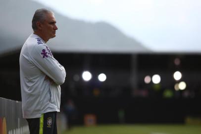  TERESÓPOLIS, RJ, BRASIL, 24/05/2018. Os jogadores da seleção brasileira de futebol treinam para a Copa do Mundo, na Granja Comary em Teresópolis,no Rio de Janeiro. Os jogadores treinaram com a presença do técnico Tite, na tarde desta quinta-feira (24). (Lucas Figueiredo/CBF)