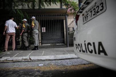  PORTO ALEGRE, RS, BRASIL - 26/03/2019Homem é baleado ao sair de lotérica na Lima e Silva, no bairro Cidade Baixa