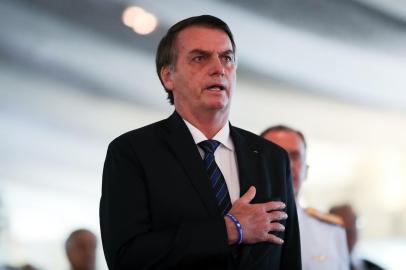 (Brasília - DF, 28/03/2019) Presidente da República, Jair Bolsonaro durante Solenidade comemorativa do 211º Aniversário da Justiça Militar da União e entrega de Condecorações da Ordem do Mérito Judiciário Militar.Foto: Marcos Correa/PR