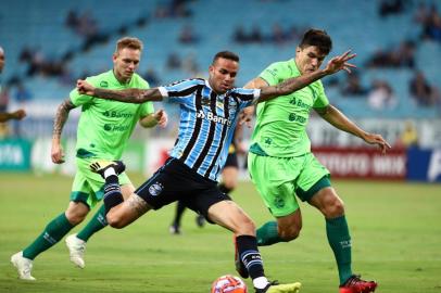  PORTO ALEGRE, RS, BRASIL - 28/03/2019 - Grêmio recebe o Juventude pelo jogo de volta das quartas de final do Gauchão 2019.