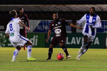  CAXIAS DO SUL, RS, BRASIL, 28/03/2019. SER Caxias x Aimoré, jogo de volta das quartas-de-final do Campeonato Gaúcho (Gauchão 2019) e realizado no estádio Centenário. (Porthus Junior/Agência RBS)