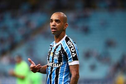  PORTO ALEGRE, RS, BRASIL - 28/03/2019 - Grêmio recebe o Juventude pelo jogo de volta das quartas de final do Gauchão 2019.