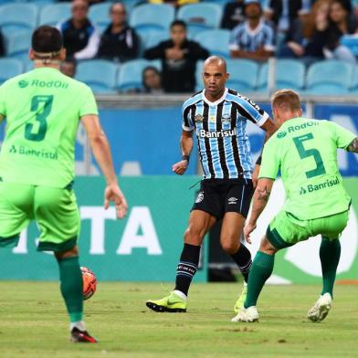  PORTO ALEGRE, RS, BRASIL - 28/03/2019 - Grêmio recebe o Juventude pelo jogo de volta das quartas de final do Gauchão 2019.