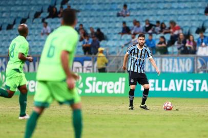  PORTO ALEGRE, RS, BRASIL - 28/03/2019 - Grêmio recebe o Juventude pelo jogo de volta das quartas de final do Gauchão 2019.