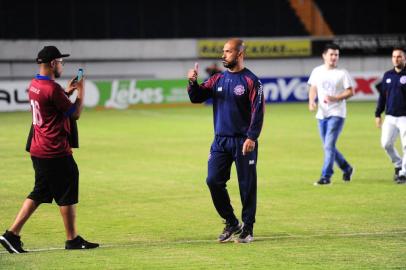  CAXIAS DO SUL, RS, BRASIL, 28/03/2019. SER Caxias x Aimoré, jogo de volta das quartas-de-final do Campeonato Gaúcho (Gauchão 2019) e realizado no estádio Centenário. (Porthus Junior/Agência RBS)