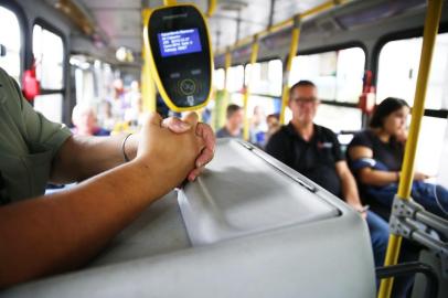  PORTO ALEGRE, RS, BRASIL, 22-03-2019: Entrevista com cobradores de linhas de Porto Alegre, sobre o risco de perderem o empego. (FOTO FÉLIX ZUCCO/AGÊNCIA RBS, Editoria de Notícias).