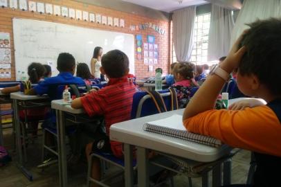  PORTO ALEGRE -RS -BR - 28.03.2019Escola Estadual de Ensino Médio Itália.Turna da 3ª Série.FOTÓGRAFO: TADEU VILANI AGÊNCIARBS