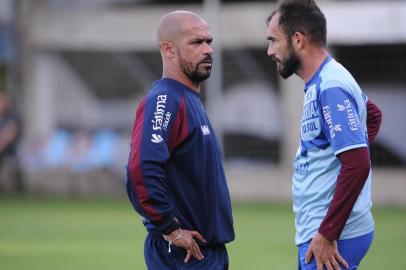  CAXIAS DO SUL, RS, BRASIL (29/03/2019)Treino do SER Caxias no Estádio Centenário em Caxias do Sul. Na foto, técnico Pingo. (Antonio Valiente/Agência RBS)