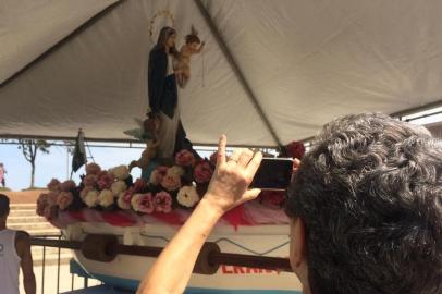 Imagem de Nossa Senhora dos Navegantes vai à orla do Guaíba