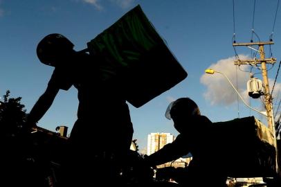  CAXIAS DO SUL, RS, BRASIL, 27/03/2019Matéria para o +Serra sobre entrega de comida. (Lucas Amorelli/Agência RBS)