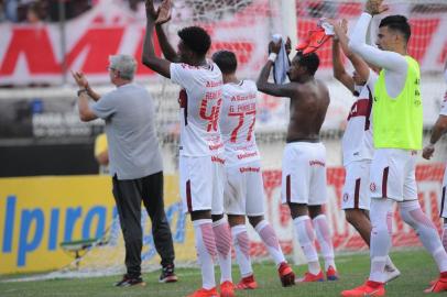  CAXIAS DO SUL, RS, BRASIL (31/03/2019) SER Caxias x Internacional. 1o jogo pela semifinal do Gauchão no Estádio Centenário em Caxias do Sul. (Antonio Valiete/Agência RBS)