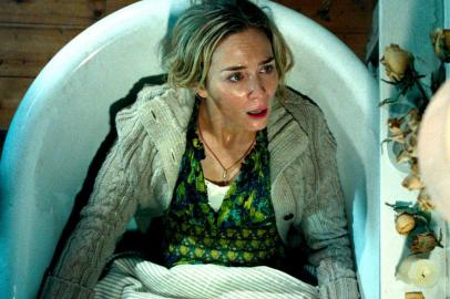 Emily Blunt no filme Um Lugar Silencioso.