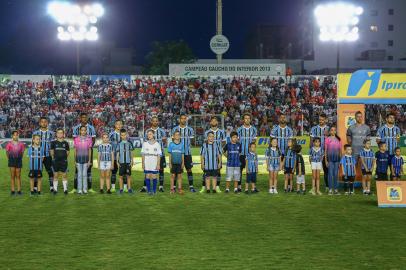 Grêmio antes de enfrentar o São Luiz, em Ijuí