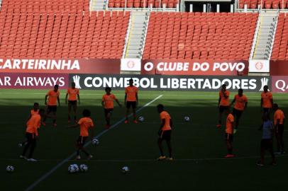  PORTO ALEGRE, RS, BRASIL, 02/04/2019-Treino do Inter no estádio Beira-Rio. (FOTOGRAFO: JEFFERSON BOTEGA / AGENCIA RBS)Indexador: Jefferson Botega