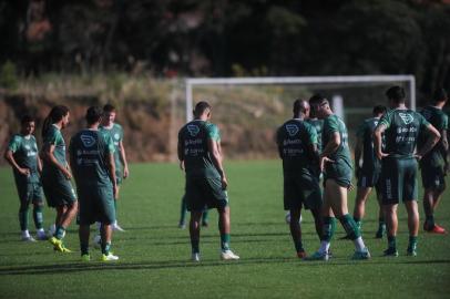  CAXIAS DO SUL, RS, BRASIL (02/04/2019)Treino do Juventude no CT em Caxias do Sul. (Antonio Valiente/Agência RBS)