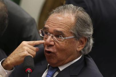 O ministro da Economia, Paulo Guedes, na Comissão de Constituição e Justiça (CCJ) da Câmara, debate a reforma da Previdência (PEC 6/19)