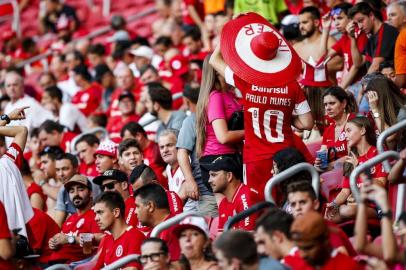  PORTO ALEGRE, RS, BRASIL - 03/04/2019 - Inter recebe o River Plate no Beira-Rio pela Libertadores 2019.Indexador: Andre Avila