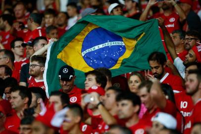  PORTO ALEGRE, RS, BRASIL - 03/04/2019 - Inter recebe o River Plate no Beira-Rio pela Libertadores 2019.Indexador: Felix Zucco