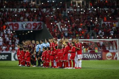  PORTO ALEGRE, RS, BRASIL - 03/04/2019 - Inter recebe o River Plate no Beira-Rio pela Libertadores 2019.Indexador: Andre Avila