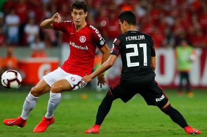  PORTO ALEGRE, RS, BRASIL - 03/04/2019 - Inter recebe o River Plate no Beira-Rio pela Libertadores 2019.Indexador: Felix Zucco