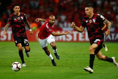  PORTO ALEGRE, RS, BRASIL - 03/04/2019 - Inter recebe o River Plate no Beira-Rio pela Libertadores 2019.Indexador: Felix Zucco