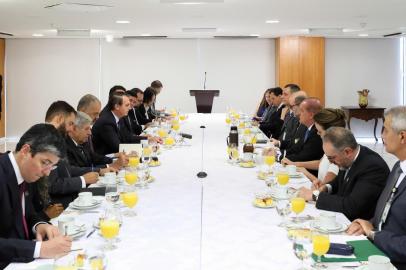 (BrasÃ­lia - DF, 05/04/2019) Presidente da RepÃºblica, Jair Bolsonaro durante cafÃ© da ManhÃ£ com Jornalistas.Foto: Marcos CorrÃªa/PR