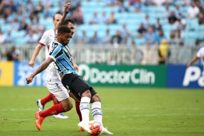  PORTO ALEGRE, RS, BRASIL - 07/04/2019 - Grêmio enfrenta o São Luiz pelo jogo de volta das semifinais do Gauchão 2019.Indexador: Jeff Botega