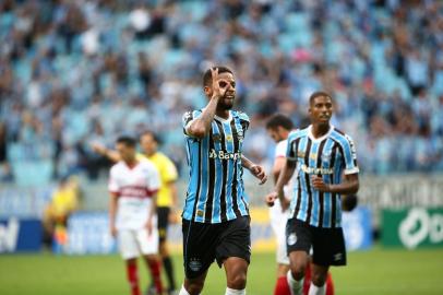  PORTO ALEGRE, RS, BRASIL - 07/04/2019 - Grêmio enfrenta o São Luiz pelo jogo de volta das semifinais do Gauchão 2019.Indexador: Jeff Botega