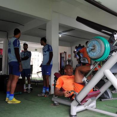  CAXIAS DO SUL, RS, BRASIL 08/04/2019Time do Caxias terá descanso após ser eliminado do Gauchão 2019, equipe deve voltar na semana que vem para iniciar os preparativos para a Série D. (Felipe Nyland/Agência RBS)