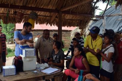 Chegada de medicamentos doados pela Cruz Vermelha à Venezuela