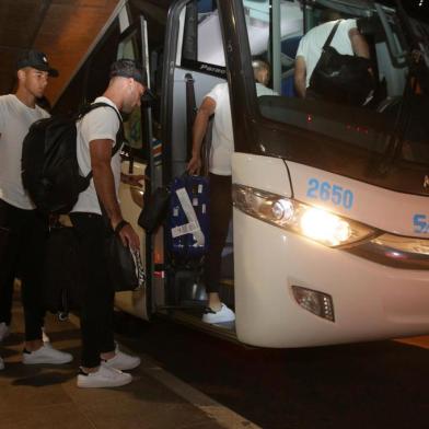  PORTO ALEGRE, RS, BRASIL - 09/04/2019 - Chegada do Rosario Central em Porto Alegre para enfrentar o Grêmio pela Libertadores.