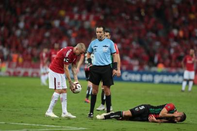  PORTO ALEGRE, RS, BRASIL - 09/04/2019 - Inter recebe o Palestino pela quarta rodada da fase de grupos da Libertadores.