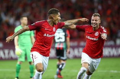  PORTO ALEGRE, RS, BRASIL - 09/04/2019 - Inter recebe o Palestino pela quarta rodada da fase de grupos da Libertadores.Indexador: Jeff Botega