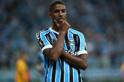  PORTO ALEGRE, RS, BRASIL, 10.04.2019. Grêmio enfrenta o Rosario Central, na Arena, em jogo válido pela quarta rodada da fase de grupos da Libertadores.FOTO: JEFFERSON BOTEGA/AGÊNCIA RBSIndexador: Jeff Botega