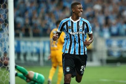  PORTO ALEGRE, RS, BRASIL, 10.04.2019. Grêmio enfrenta o Rosario Central, na Arena, em jogo válido pela quarta rodada da fase de grupos da Libertadores.FOTO: JEFFERSON BOTEGA/AGÊNCIA RBSIndexador: Jeff Botega