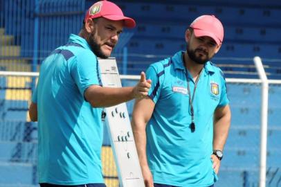  CAXIAS DO SUL, RS, BRASIL, 12/04/2019Luiz Gabardo Júnior novo técnico do São Caetano. (Fabício Cortinove/ São Caetano Divulgação)