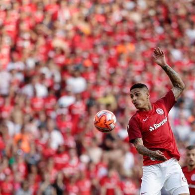  PORTO ALEGRE, RS, BRASIL, 14.04.2019. Inter e Grêmio se enfrentam no Beira-Rio em primeira partida pela final do Campeonato Gaúcho 2019. Clássico é o Gre-Nal de número 419.(Foto: Marco Favero / Agencia RBS)Indexador: Felix Zucco