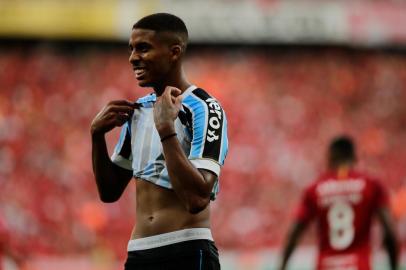  PORTO ALEGRE, RS, BRASIL, 14.04.2019. Inter e Grêmio se enfrentam no Beira-Rio em primeira partida pela final do Campeonato Gaúcho 2019. Clássico é o Gre-Nal de número 419.(Foto: Marco Favero / Agencia RBS)Indexador: Felix Zucco