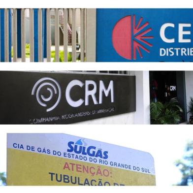 Estatais CEEE, CRM e Sulgás