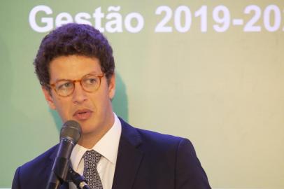 Minsitro do Meio Ambiente, Ricardo Salles, na posse da Farsul