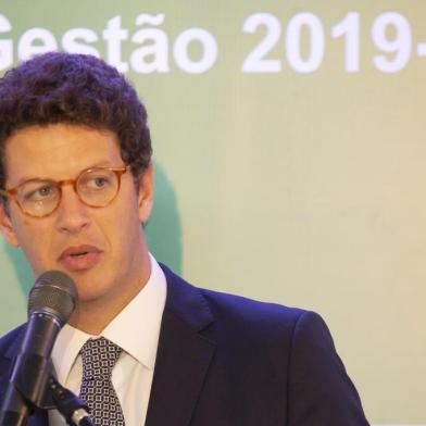 Minsitro do Meio Ambiente, Ricardo Salles, na posse da Farsul