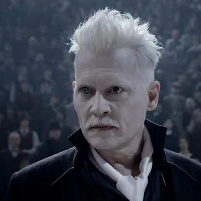 Johnny Depp em Animais Fantásticos: Os Crimes de Grindelwald