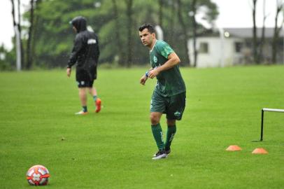  CAXIAS DO SUL, RS, BRASIL. (03/01/2019)Treino do Juventude no CT em Caxias do Sul. Na foto, Eltinho . (Antonio Valiente/Agência RBS)