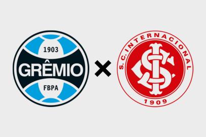 escudos, montagem, futebol, inter, grêmio, gauchão, gre-nal