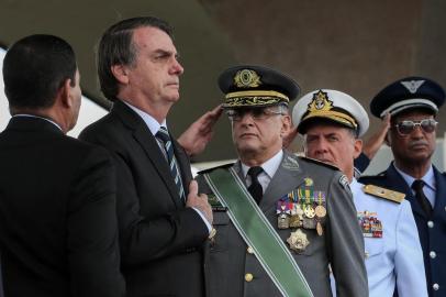 (Brasília - DF, 17/04/2019) Presidente da República, Jair Bolsonaro durante Cerimônia Comemorativa do Dia do Exército, com a Imposição da Ordem do Mérito Militar e da Medalha do Exército Brasileiro.