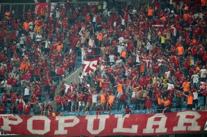  PORTO ALEGRE, RS, BRASIL, 17.04.2019. Inter e Grêmio se enfrentam na Arena pela final do Campeonato Gaúcho 2019. Clássico é o Gre-Nal de número 420.(FOTOGRAFO: JEFFERSON BOTEGA / AGENCIA RBS)Indexador: Jeff Botega