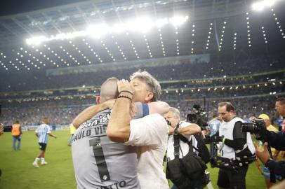  PORTO ALEGRE, RS, BRASIL - 17/04/2019 - Final do Gauchão entre Grêmio e Inter pelo Gauchão 2019.