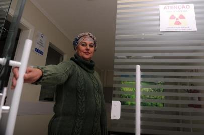 CAXIAS DO SUL, RS, BRASIL, 08/04/2019 - Pacientes com câncer atendidos pelo SUS elogiam atendimento e tratamento dispesados por médicos e funcionários do Hospital Geral. NA FOTO: Sinara Borges Andreatta. (Marcelo Casagrande/Agência RBS)